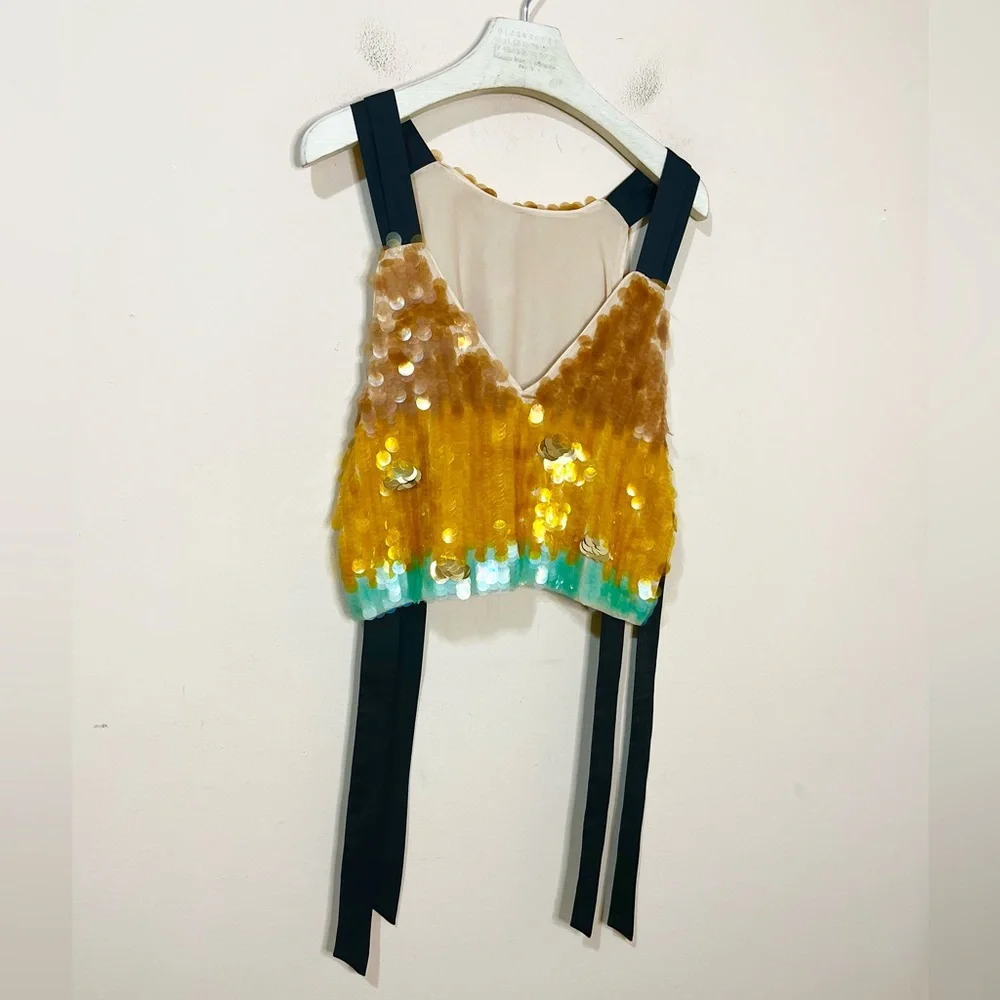 H&M Conscious Exclusive Sequin Top - Picture 5 of 6